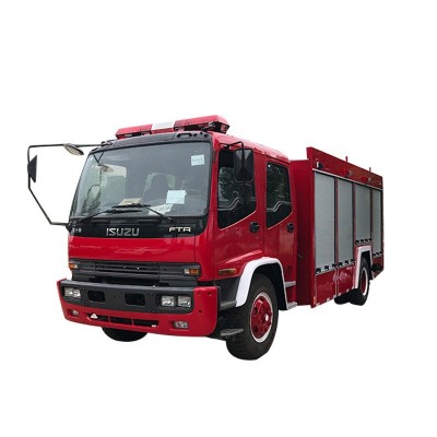 Hot selling Japan   I SU ZU   FVR LHD 6000L to 8000L water tanker fire truck