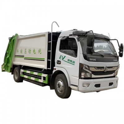 China supplier directly sale low price 6cbm 8cbm electric battery waste garbage loading compressed truck